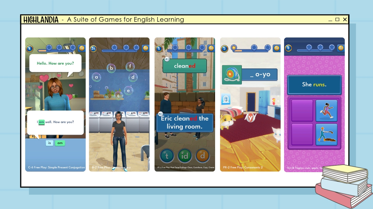 Highlandia - A Suit of Games for English Language Learning