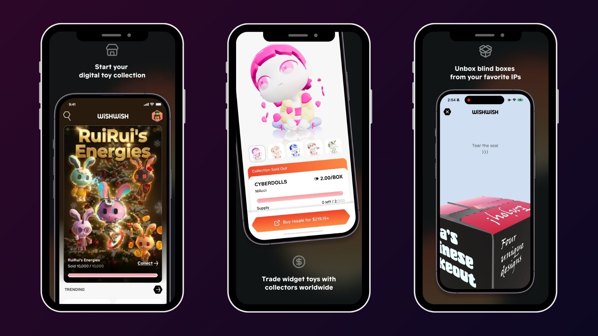 Momin Aman - WishWish landing interface for creator marketplace (screenshot 1)
